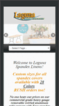 Mobile Screenshot of lagunaspandexlinens.com